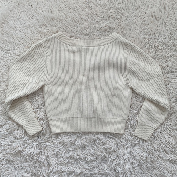 NWT Alexander Wang T Cable knit cami soft white sweater sz XS - Picture 2 of 10